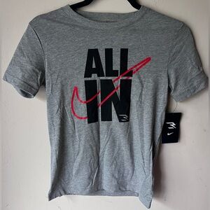 Nike Big‎ Boys Crew Neck Short Sleeve Graphic T-Shirt size Small